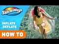 How to inflate deflate DryFloats with Hyper-Flate by SwimWays