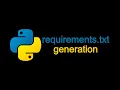 PyCharm Python Generating requirements txt file