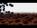 three js terrain raycast experiment