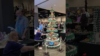 Huge LEGO Christmas Tree by Michelle and Nathan Mahaffey #lego #brickworld