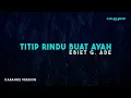 Download Lagu Ebiet G. Ade – Titip Rindu Buat Ayah (Karaoke Version)