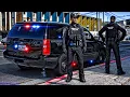 Playing GTA 5 As A POLICE OFFICER City Patrol HPD GTA 5 Lspdfr Mod 4K
