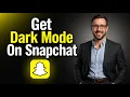 How To Get Dark Mode On Snapchat 2026 Guide