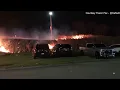 No injuries following fire in Arrowhead parking lot after Sunday Night Football