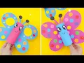 How to Make Butterfly with Toilet Paper Roll || DIY Butterfly Craft for Kids