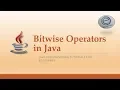 8 3 - Bitwise Operators in Java Java Development Tutorials Urdu Hindi 2019