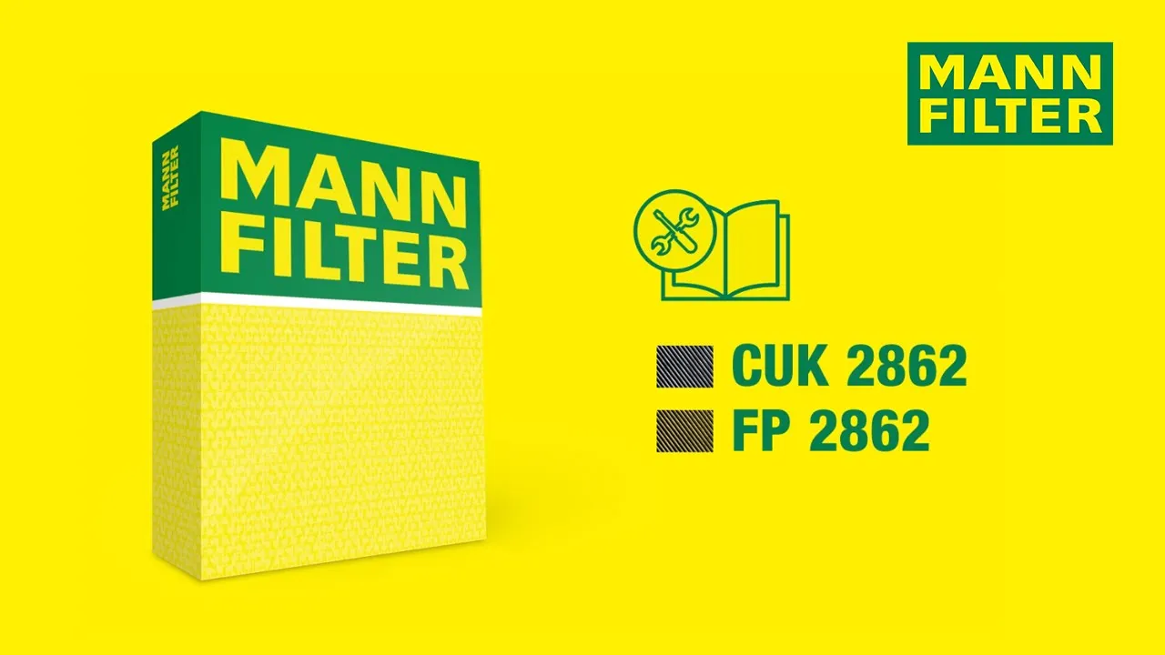 How to change a cabin air filter by MANN-FILTER | CUK 2862 - FP 2862