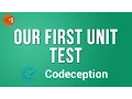Writing our first Unit Test - Tutorial