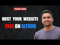 How to host a website for free on GitHub Host Website for FREE using GitHub Pages in 10 min