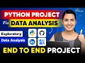 Python Project For Data Analysis - Exploratory Data Analysis EDA End-to-End Project 1 Hour