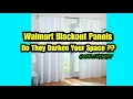 Walmart Blackout Panel Review