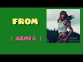 ترجمه موزیک " FROM"🎵 از AEMIA با متن اصلی🩵