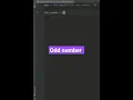 odd number between 1 and Max number in python program