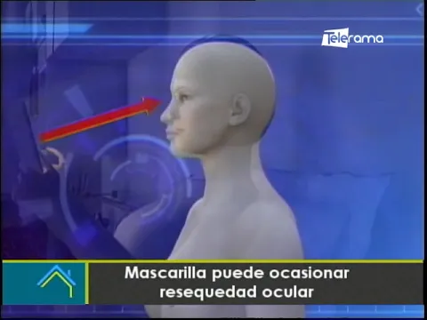 Mascarilla puede ocasionar resequedad ocular