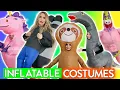 Trying INFLATABLE Kids Costumes
