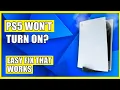 PS5 Won t Turn On Easy Fix That Works PS5 Power Issue Solution