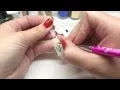 Spring Flowers Nail Art using CND Shellac and Lecente