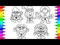 Despicable Me 4 Mega Minions Coloring Pages Ncs