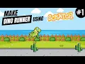 How to Make Dino Runner Game using Scratch Tutorial