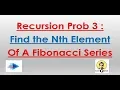 Recursion Problem 3 Find Nth Element Of Fibonacci Series