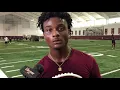 FSU WR Keyshawn Helton talks Lift for Life competing with teammates