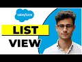 How to Create a List View in Salesforce Quick Easy