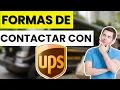 Formas de Contactar con UPS actualizado