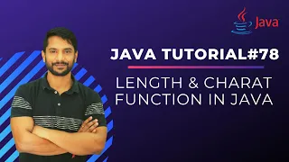 String Function in Java Length Function CharAt Function In Hindi