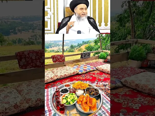 ⁣يستحب الأكل على الارض.. 🙏💓🍔سيد صباح شبر