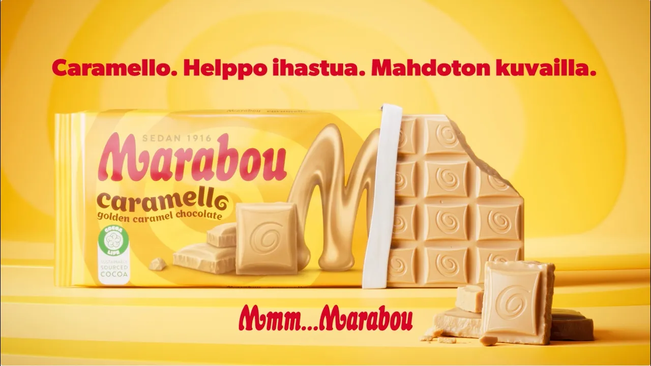 Marabou — Marabou Caramello - Golden Caramel Chocolate (YouTube video ad)
