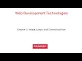 Chapter 3 - Arrays Loops and Controlling Flow