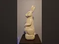 1993 Don Featherstone Union Products White Chocolate Easter Rabbit Blow Mold Rare