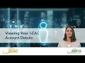 Viewing Your SCAC Account Details