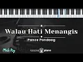 Download Lagu Walau Hati Menangis - Pance Pondaag (KARAOKE PIANO - MALE KEY)