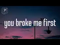 Lagu Tate McRae - Broke Me First Remix (feat. Caleb Hearn)