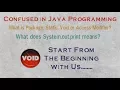 E01 Java tutorial for beginners in Hindi Basic Terminologies with Hello World