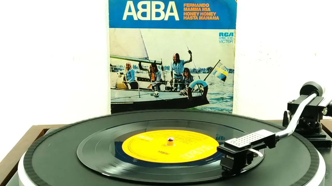 ABBA (Vinil Compacto1976) - Fernando, Mamma Mia, Honey Honey, Hasta Manana