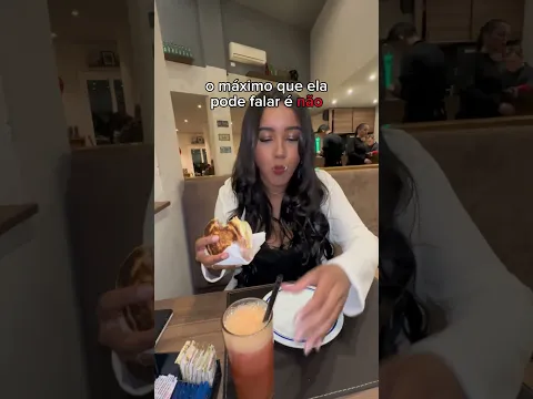 o máximo que ela pode falar é não
