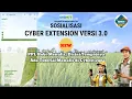 Download Lagu Sosialisasi Cyber Extension Versi 3.0 | Bagaimana Cara PPL Menulis Di Cybext | Ngobras 33 2025