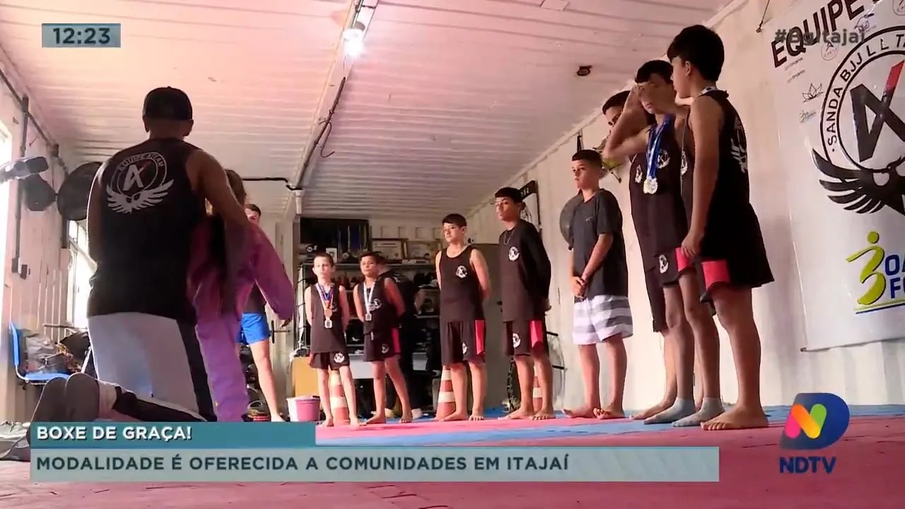 Boxe de Graça, modalidade é oferecida a comunidades em Itajaí