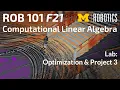 ROB 101 Fall 2021 Lab Optimization Project 3