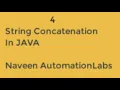 - String Concatenation in Java Hindi
