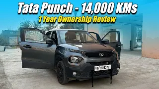 Tata PUNCH 14,000 KMs & 1 Year Ownership Review | Mileage | Suspensions | Drive |