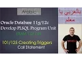 Oracle PLSQL Creating Triggers Call Statement