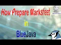 JAVA PROGRAM Preparing Marksheet in Blue Java How Prepare Marksheet in Blue Java