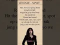 Download Lagu Jennie SPOT lyrics #kpop #spot #zico #kimjennie
