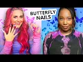 I Made BUTTERFLY Nails for HOPESCOPE