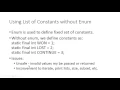 Using List of Constants without Enum in Java - in Urdu