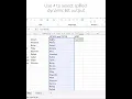 Excel - Sort Function with Dynamic Arrays