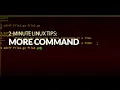 How to use the more command